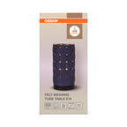 Osram Tischleuchte Decor Felt Weaving Tube 1-flammig E14 – Verpackung Vorderseite