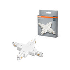 Osram Stromschienen-Zubehör Tracklight Cross Connector weiß – Produkt mit Verpackung