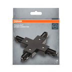 Osram Stromschienen-Zubehör Tracklight Cross Connector schwarz – Verpackung Vorderseite