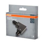 Osram Stromschienen-Zubehör Tracklight Corner Connector schwarz – Verpackung, räumliche Ansicht