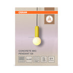 Osram Pendelleuchte Decor Conrete Mic 1-flammig G9 – Verpackung Vorderseite