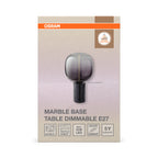 Osram Tischleuchte Decor Marble Base 1-flammig E27 – Verpackung Vorderseite