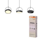 Osram LED Pendelleuchte Decor Puck 3-flammig LN – Produkt mit Verpackung