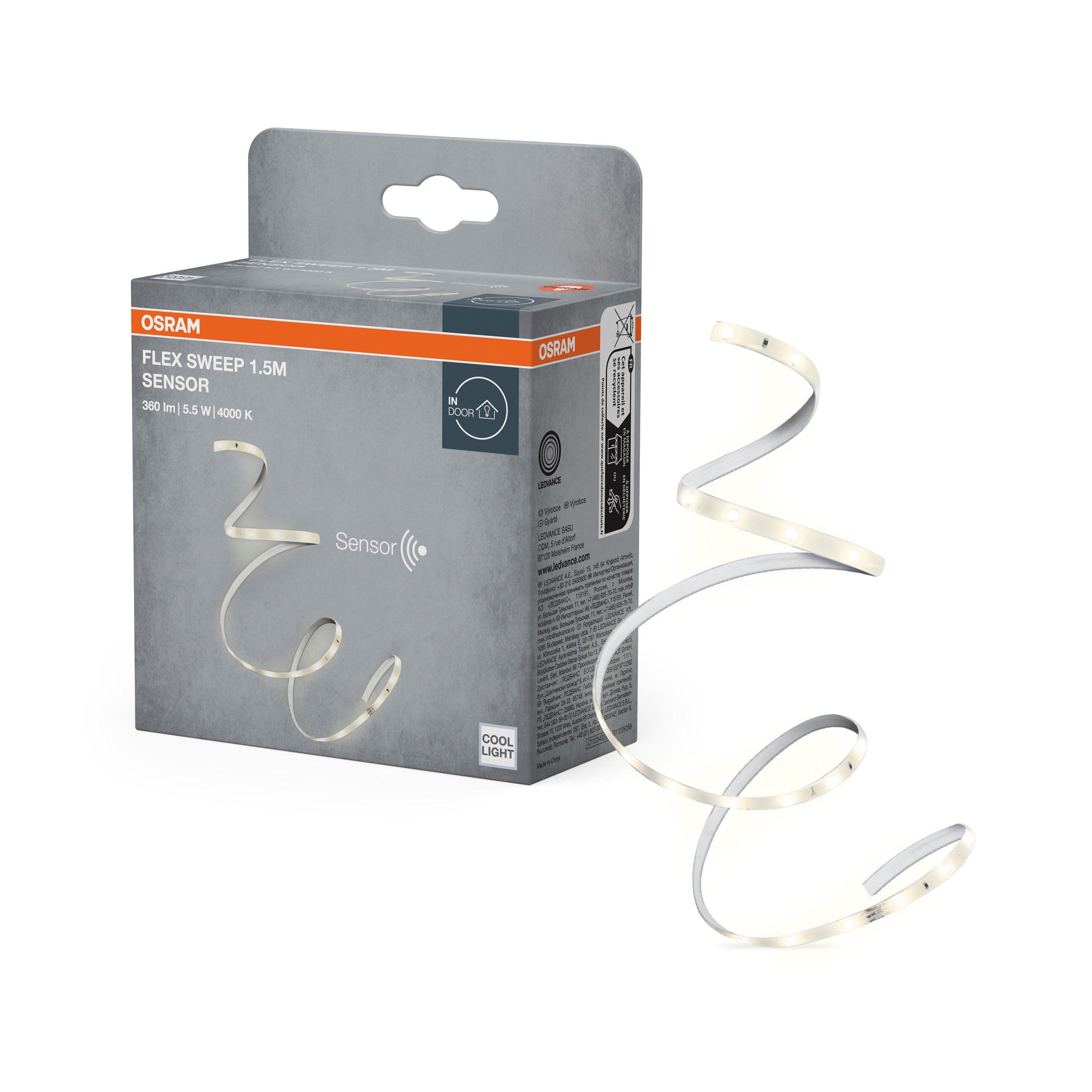 Osram LED-Band Sweep Sensor 1,5m – Produkt mit Verpackung