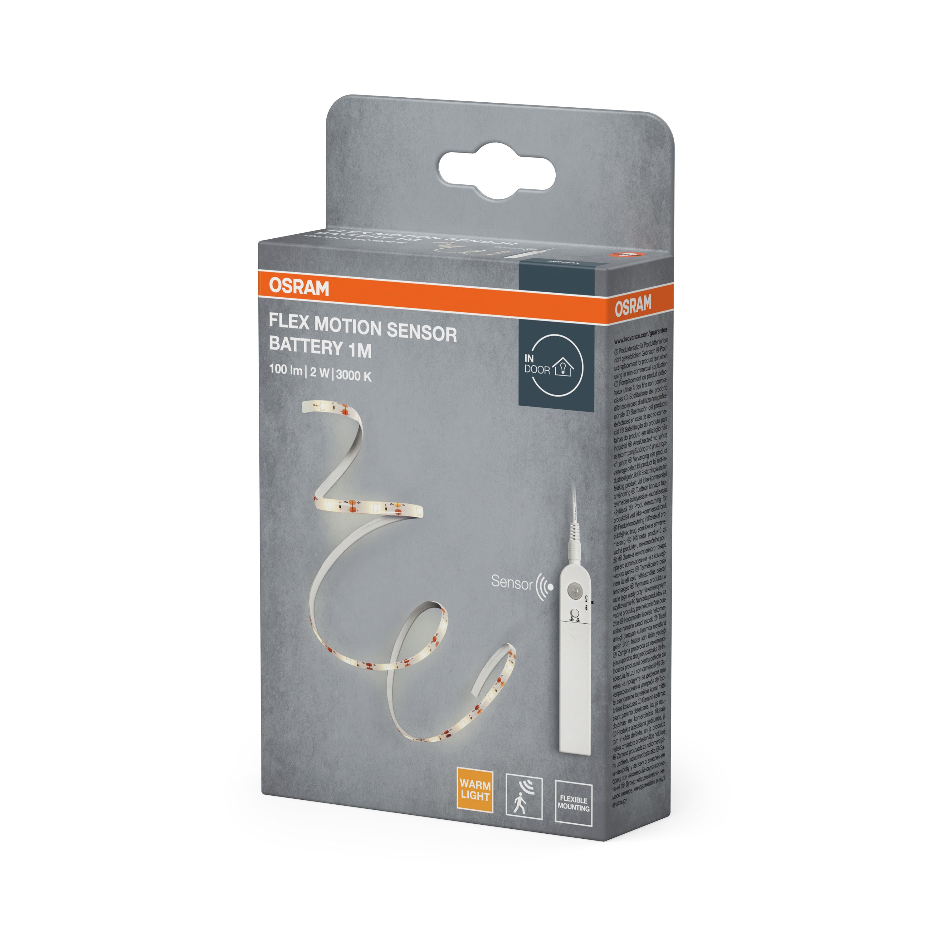 Osram LED-Band Motion Sensor Battery 1m – Verpackung, räumliche Ansicht