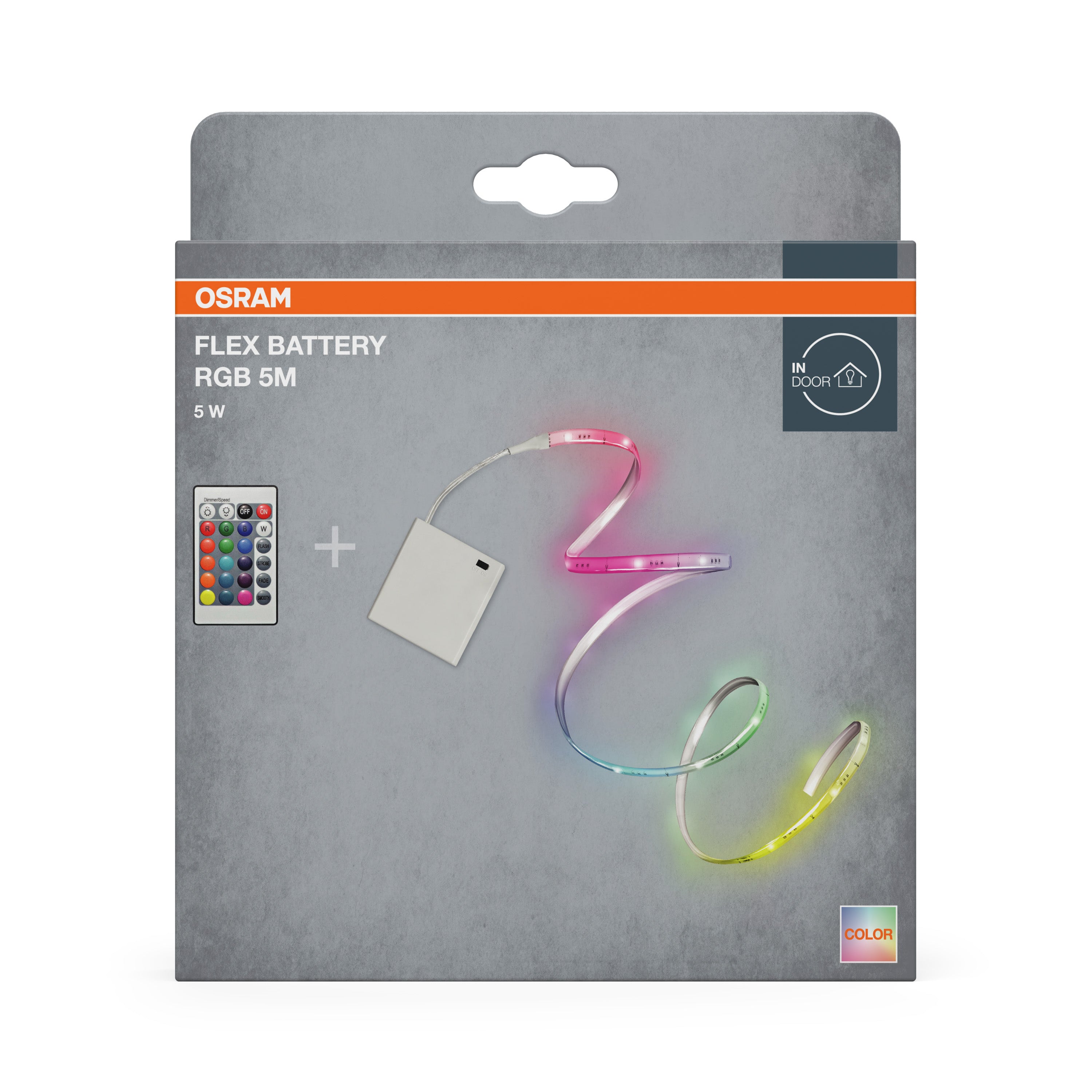 Osram LED-Band RGB Battery 5m Remote Control – Verpackung Vorderseite