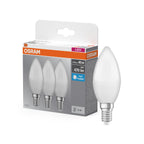 Osram LED Classic B matt 220° – Produkt mit Verpackung
