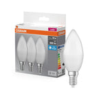 Osram LED Classic B matt 220° – Produkt mit Verpackung