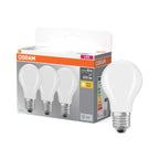 Osram LED Filament Base Classic A matt 300° – Produkt mit Verpackung
