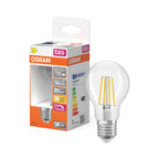 Osram LED Filament Superstar Classic A klar 300° – Produkt mit Verpackung