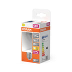 Osram LED Filament Superstar Classic A klar 300° – Verpackung, räumliche Ansicht