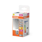 Osram LED Filament Superstar Classic A klar 300° – Verpackung, räumliche Ansicht