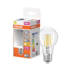 Osram LED Filament Superstar Classic A klar 300° – Produkt mit Verpackung