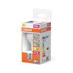 Osram LED Filament Superstar Classic A matt 300° – Verpackung, räumliche Ansicht