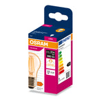 Osram LED Filament Classic P klar gold 300° – Verpackung, räumliche Ansicht