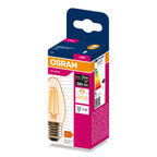 Osram LED Filament Classic B klar gold 300° – Verpackung, räumliche Ansicht