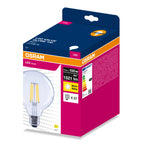 Osram LED Filament Globe G125 klar 300° – Verpackung, räumliche Ansicht