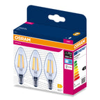 Osram LED Filament Classic B klar 300° – Verpackung, räumliche Ansicht
