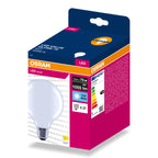 Osram LED Filament Globe G95 matt 300° – Verpackung, räumliche Ansicht