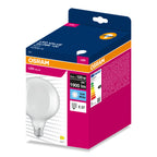Osram LED Filament Globe G125 matt 300° – Verpackung, räumliche Ansicht