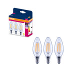 Osram LED Filament Classic B klar 300° – Produkt mit Verpackung