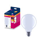 Osram LED Filament Globe G95 matt 300° – Produkt mit Verpackung