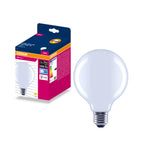 Osram LED Filament Globe G95 matt 300° – Produkt mit Verpackung