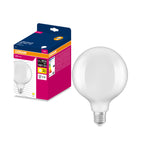 Osram LED Filament Globe G125 matt 300° – Produkt mit Verpackung