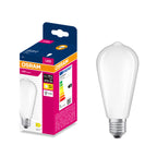 Osram LED Filament Edison matt 300° – Produkt mit Verpackung
