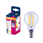 Osram LED Filament Classic P klar 300° – Produkt mit Verpackung