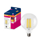 Osram LED Filament Globe G125 klar 300° – Produkt mit Verpackung