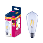 Osram LED Filament Edison klar 300° – Produkt mit Verpackung