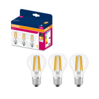 Osram LED Filament Classic A klar 300° – Produkt mit Verpackung