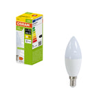 Osram LED Recycled Plastic Classic B matt 200° – Produkt mit Verpackung