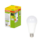 Osram LED Recycled Plastic Classic A matt 200° – Produkt mit Verpackung