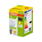 Osram LED Recycled Plastic Classic P matt 180° – Verpackung, räumliche Ansicht