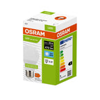 Osram LED Recycled Plastic Classic A matt 200° – Verpackung, räumliche Ansicht