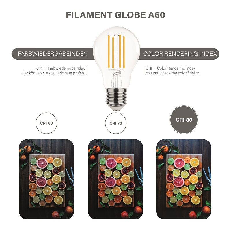 Modee LED Filament Kolbenlampe A70 12-100W/840 E27 1521lm kaltweiß nicht dimmbar
