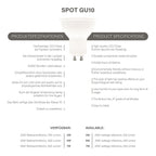 Modee LED Spot Alu-Plastic PAR16 7-50W/860 GU10 110° 550lm tageslichtweiß nicht dimmbar