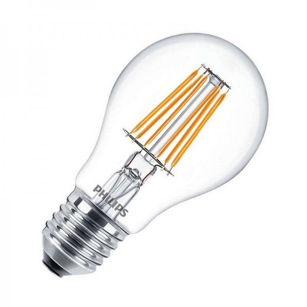 SONDERPOSTEN - Philips Filament Classic LEDbulb 7.5-60W E27 827 LED warmweiß nicht dimmbar