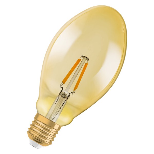 Osram / Ledvance LED Filament Vintage 1906 Oval gold 300° 4-40W/824 extra warmweiß 470lm E27 220-240V