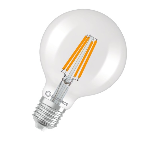 Osram / Ledvance LED Filament Globe G95 klar 320° Superior 3,8-60W/830 warmweiß 806lm E27 220-240V