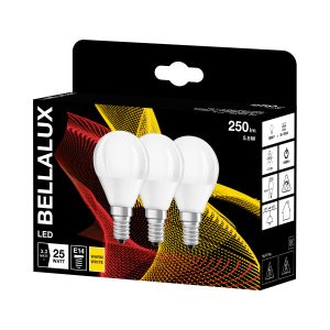 Osram LED Bellalux Classic P 3,3-25W/827 E14 250lm matt warmweiß nicht dimmbar 3er Pack