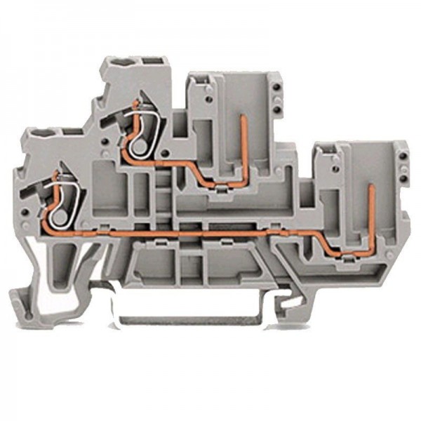 Wago 1-Leiter/1-Pin-Doppelstock-Basisklemme 870-101 (1 Stück)
