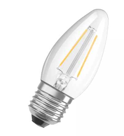 Osram / Ledvance LED Filament Kerze B klar 300° Performance 4,8 