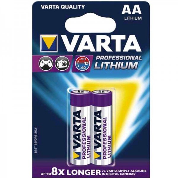 Varta Professional Lithium AA 06106 2er Blister