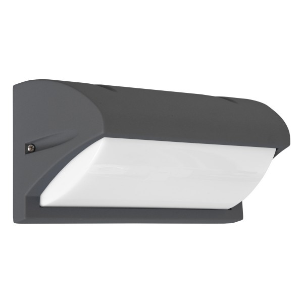 EVN LED Leuchte anthrazit rechteckig 125x250x116mm 10W 3000K 750lm >80° 220-240V IP54