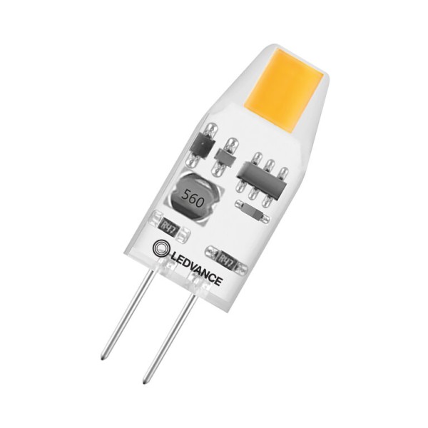 Osram / Ledvance LED Pin Micro klar 320° Performance 1-10W/827 warmweiß 100lm G4 AC/DC 12V