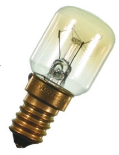 SH Birnenlampe 26x57 mm E14 230V 25W 300° für Backofen 29921