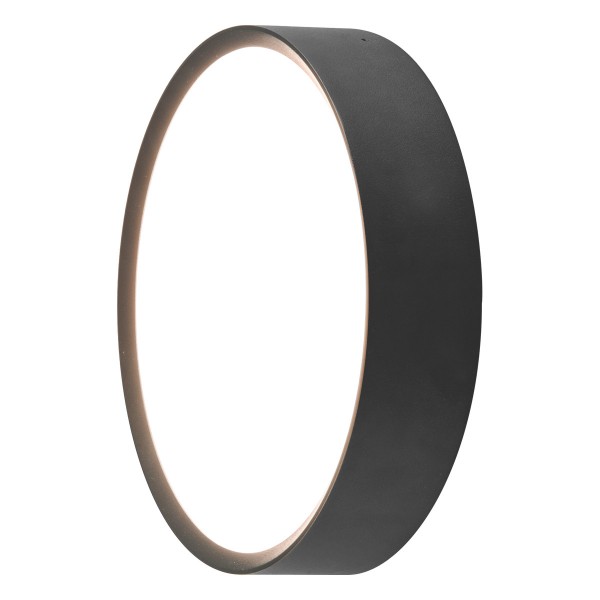 EVN LED Leuchte anthrazit rund 252x59mm 12W 3000 bis 5700K 1200lm >80° 200-240V IP65